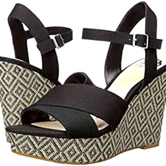 Fergalicious by Fergie Mollie Wedge Sandals. - Picture 1 of 7